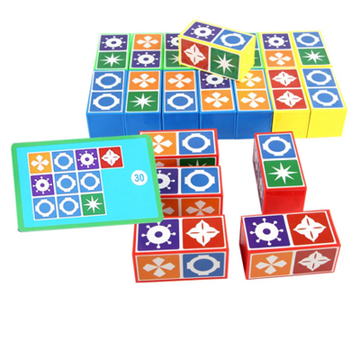 CubeGame™ - Gra kostkami - Edukacyjna zabawka dla całej rodziny